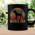 Retro Beagle Dad Gift Dog Owner Pet Tricolor Beagle Father Coffee Mug Gifts ideas