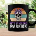 Rett Syndrome Warrior Skull Women Vintage Purple Ribbon Rett Syndrome Rett Syndrome Awareness V2 Coffee Mug Gifts ideas