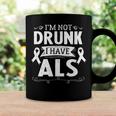 Ribbon Blue Fighting Als Awareness Month Support Als Warrior V2 Coffee Mug Gifts ideas