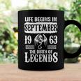 September 1963 Birthday Life Begins In September 1963 Coffee Mug Gifts ideas