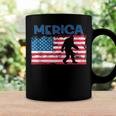 Us Flag Bigfoot July 4Th Sasquatch Patriotic Merica Coffee Mug Gifts ideas