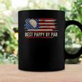 Vintage Best Pappy By Par American Flag Golf Golfer Gift Coffee Mug Gifts ideas