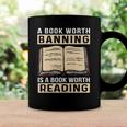 Vintage Censorship Book Reading Nerd I Read Banned Books Coffee Mug Gifts ideas