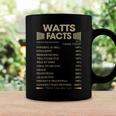 Watts Name Gift Watts Facts Coffee Mug Gifts ideas