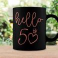 Womens Hello 50 Cute Pink Crown 50Th Birthday Gifts Women Coffee Mug Gifts ideas