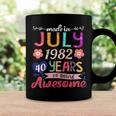 Womens Made In July 1982 40 Years Of Being Awesome 40Th Birthday Coffee Mug Gifts ideas