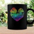 Womens Rainbow Cloudy Heart Lgbt Gay & Lesbian Pride Gift Coffee Mug Gifts ideas