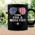 Womens Time For A Mega Pint Funny 4Th Of July Patriotic Sunglasses Coffee Mug Gifts ideas