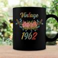 Womens Vintage 1962 Floral 60Th Birthday Coffee Mug Gifts ideas