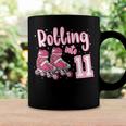 Young Lady Girl Roller Skater 11Th Birthday Roller Skate Coffee Mug Gifts ideas
