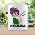 Adrenal Cancer Warrior Strong Women Green Ribbon Adrenal Cancer Adrenal Cancer Awareness Coffee Mug Gifts ideas