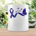 Alopecia Warrior Butterfly Blue Ribbon Alopecia Support Alopecia Awareness Coffee Mug Gifts ideas