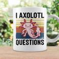 Axolotl Questions I Ask A Lot Of Questions Pun Vintage Coffee Mug Gifts ideas