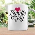 Baby Shower Text Design Bundle Of Joy Heart Coffee Mug Gifts ideas