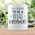 Baby Shower Text Design Im Going To Be A Big Brother Coffee Mug Gifts ideas