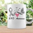 Borderline Personality Disorder Bpd Awareness Butterfly Grey Ribbon Borderline Personality Disorder Bpd Awareness Coffee Mug Gifts ideas