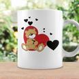 Cartoon Animal Happy Loving Teddy Bear Coffee Mug Gifts ideas