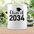 Class Of 2034 Grow With Me - Handprints Go On The Back Coffee Mug Gifts ideas