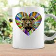 Colored Lion Heart Coffee Mug Gifts ideas