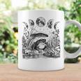 Cute Cottagecore Aesthetic Frog Mushroom Moon Witchy Vintage - Dark Academia Goblincore Witchcraft F Coffee Mug Gifts ideas