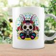 Day Of The Dead Dia De Los Muertos Bunny Sugar Skull Coffee Mug Gifts ideas