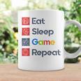 Eat Sleep Game Repeat Coffee Mug Gifts ideas