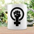 Feminist Raised Fist - Distressed Fitted Coffee Mug Gifts ideas