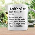 Funny Askhole Definition Dictionary Word Gag Sarcastic V3 Coffee Mug Gifts ideas