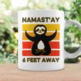 Funny Cute Sloth Yoga Namastay Social 863 Shirt Coffee Mug Gifts ideas