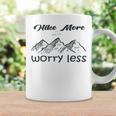 Funny Hiking Hike More Worry Less Gift For Hikers Camping Nature Lover Gift Adventure Coffee Mug Gifts ideas