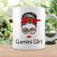 Gemini Girl Leopard Sunflower Zodiac Birthday Girl Coffee Mug Gifts ideas