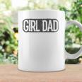 Girl Dad Vintage Proud Father Of Girl Dad Fathers Day Coffee Mug Gifts ideas