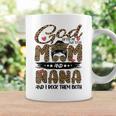 God Gifted Me Two Titles Mom And Nana Leopard Coffee Mug Gifts ideas