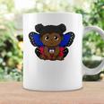 Haiti Haitian Love Flag Princess Girl Kid Wings Butterfly Coffee Mug Gifts ideas