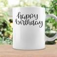 Happy Birthday Text Design Coffee Mug Gifts ideas