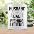 Husband Dad Fishing Legend Funny Fathers Day Father Fishermen Fishing Lovers Fishing V2 Coffee Mug Gifts ideas