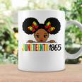 Junenth Celebrating 1865 Cute Black Girls Kids Coffee Mug Gifts ideas