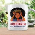 Juneteenth Is My Independence Day 4Th July Black Afro Flag T-Shirt Coffee Mug Gifts ideas