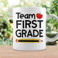 Kids Team First 1St Grade Back To School Pencil Youth Kids Gift Coffee Mug Gifts ideas