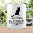 Life Is Better With Coffee Cats And Books 682 Shirt Coffee Mug Gifts ideas