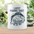 Lucky Fishing Shirt Do Not Wash Fisherman Dad Blue Coffee Mug Gifts ideas