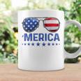 Merica Patriotic Usa Flag Sunglusses 4Th Of July Usa Coffee Mug Gifts ideas