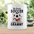 My Favorite Soccer Player Calls Me Grammy Flower Gift Coffee Mug Gifts ideas