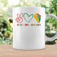 Peace Love Juneteenth Black Pride Freedom Independence Coffee Mug Gifts ideas