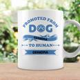 Promoted From Dog Grandma To Human Grandma Coffee Mug Gifts ideas