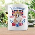 Queens Platinum Jubilee 2022 British Monarch Queen Corgi Coffee Mug Gifts ideas