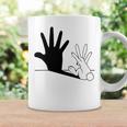 Rabbit Hand Shadow Coffee Mug Gifts ideas