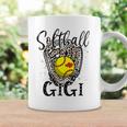 Softball Gigi Leopard Game Day Softball Lover Grandma Coffee Mug Gifts ideas
