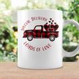 Special Delivery Valentines Car Red Plaid Coffee Mug Gifts ideas