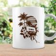 Summer Party Brown Palm Trees Flower Cassette Coffee Mug Gifts ideas